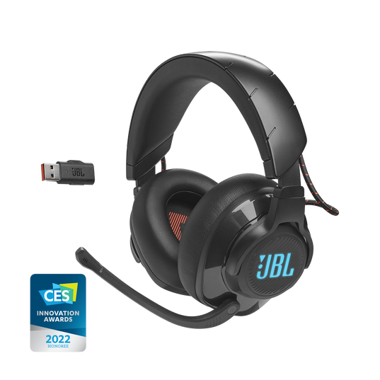JBL Quantum 610 Wireless - Black - Wireless over-ear gaming headset - Hero